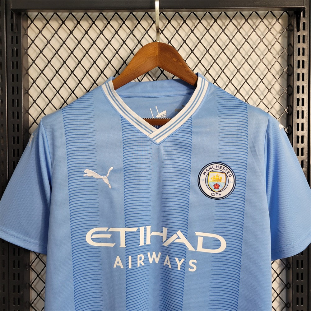 Camiseta Manchester City Local 2023/24 Versión Fan