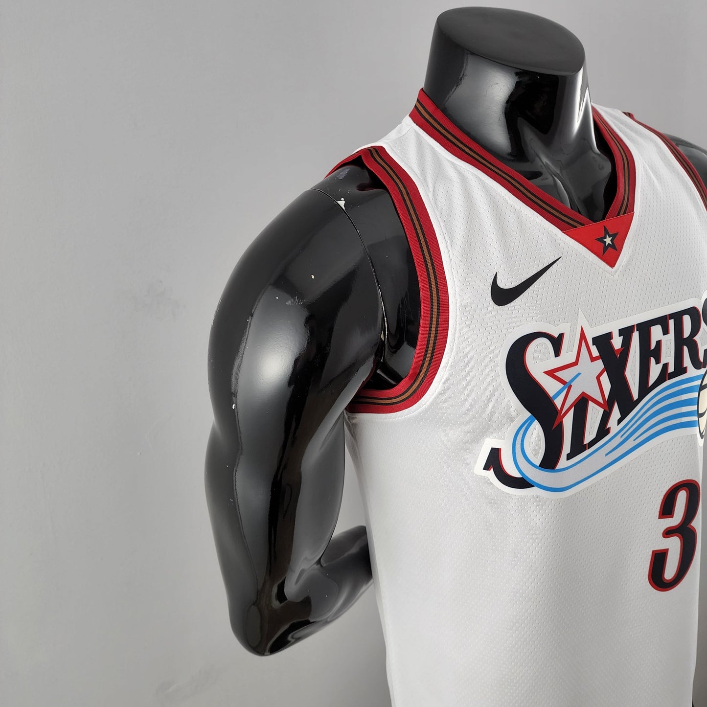 Camiseta Philadelphia 76ers Allen Iverson Blanca