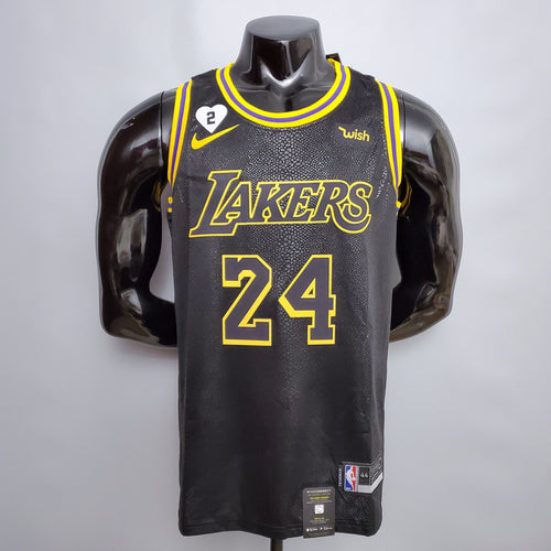Camiseta LA Lakers Negra Edición Black Mamba Versión Fan