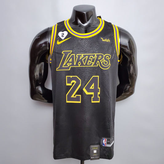 Camiseta LA Lakers Negra Edición Black Mamba Versión Fan