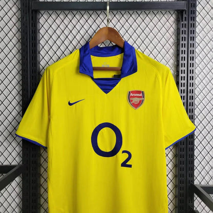 Camiseta Arsenal Visita Retro 2002/03