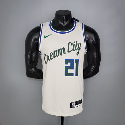 Camiseta Milwaukee Bucks Beige "Cream City Edition" NBA