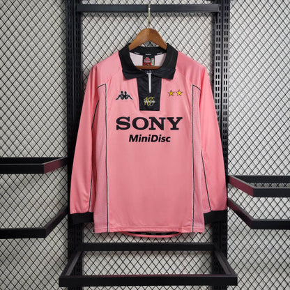 Camiseta Juventus Retro Visita Manga Larga 1997/98