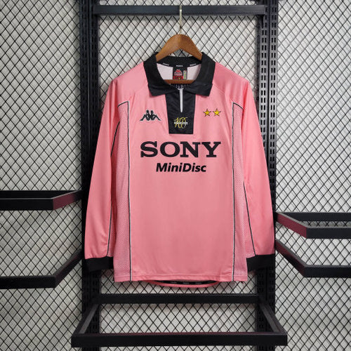 Camiseta Juventus Retro Visita Manga Larga 1997/98
