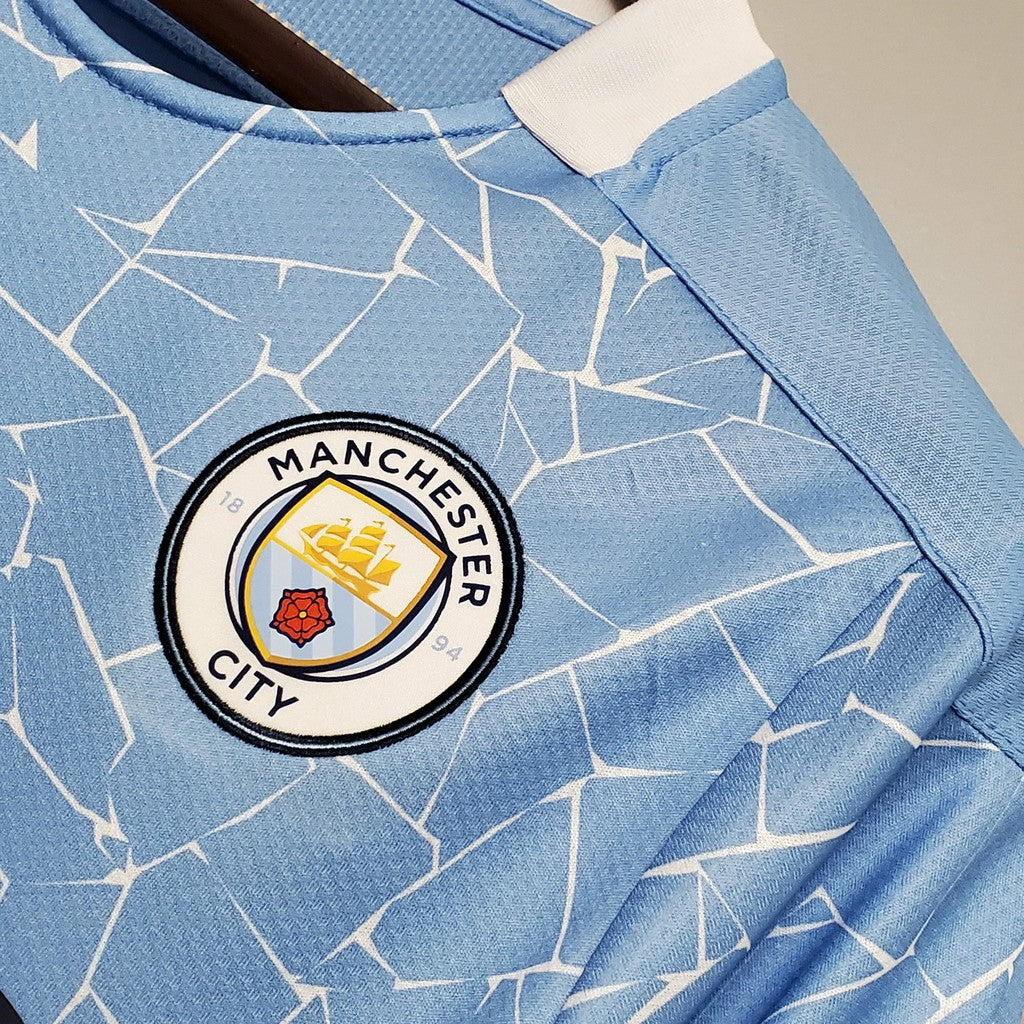 Camiseta Manchester City Local 2020/21 Versión Fan
