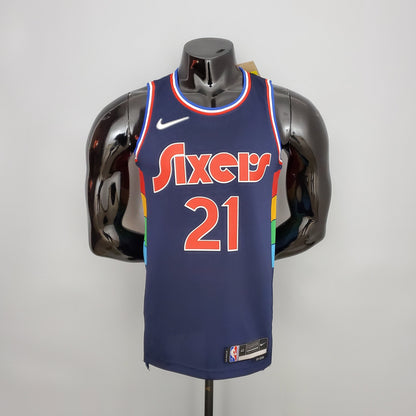 Camiseta Philadelphia 76ers "City Edition" Azul Royal