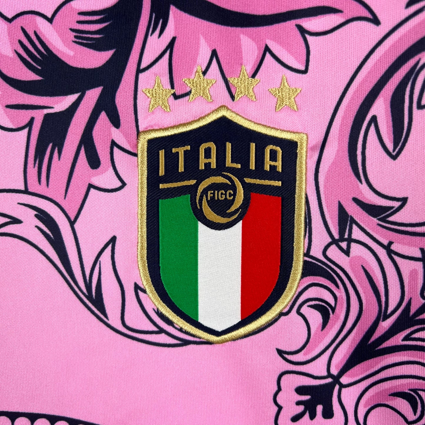 Camiseta Italia Versace Pink Edition 2023/24 Versión Fan