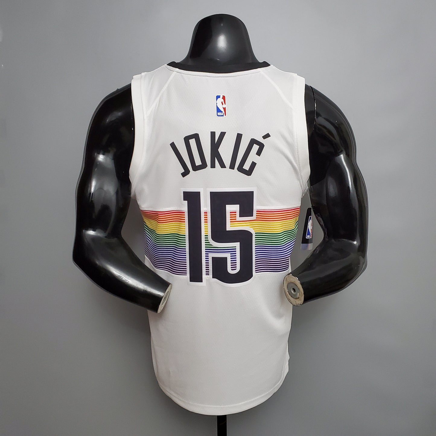 Camiseta Denver Nuggets "City Edition" Blanca Nikola Jokic
