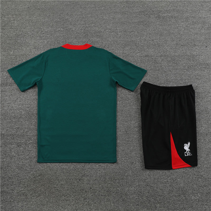 Liverpool Entrenamiento Kit Adulto Verde Rojo