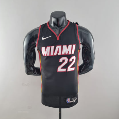 Camiseta NBA 75 Aniversario Miami Heat Negra