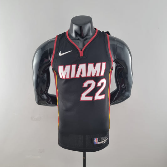Camiseta NBA 75 Aniversario Miami Heat Negra