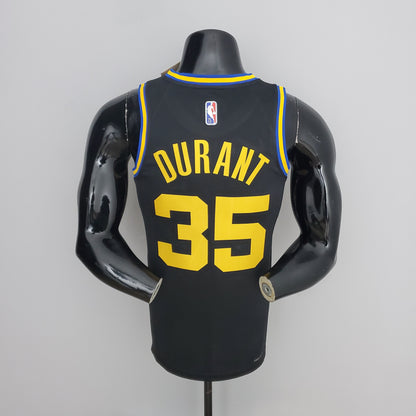 Camiseta Golden State Warriors Clásica Negra NBA 75 Aniversario