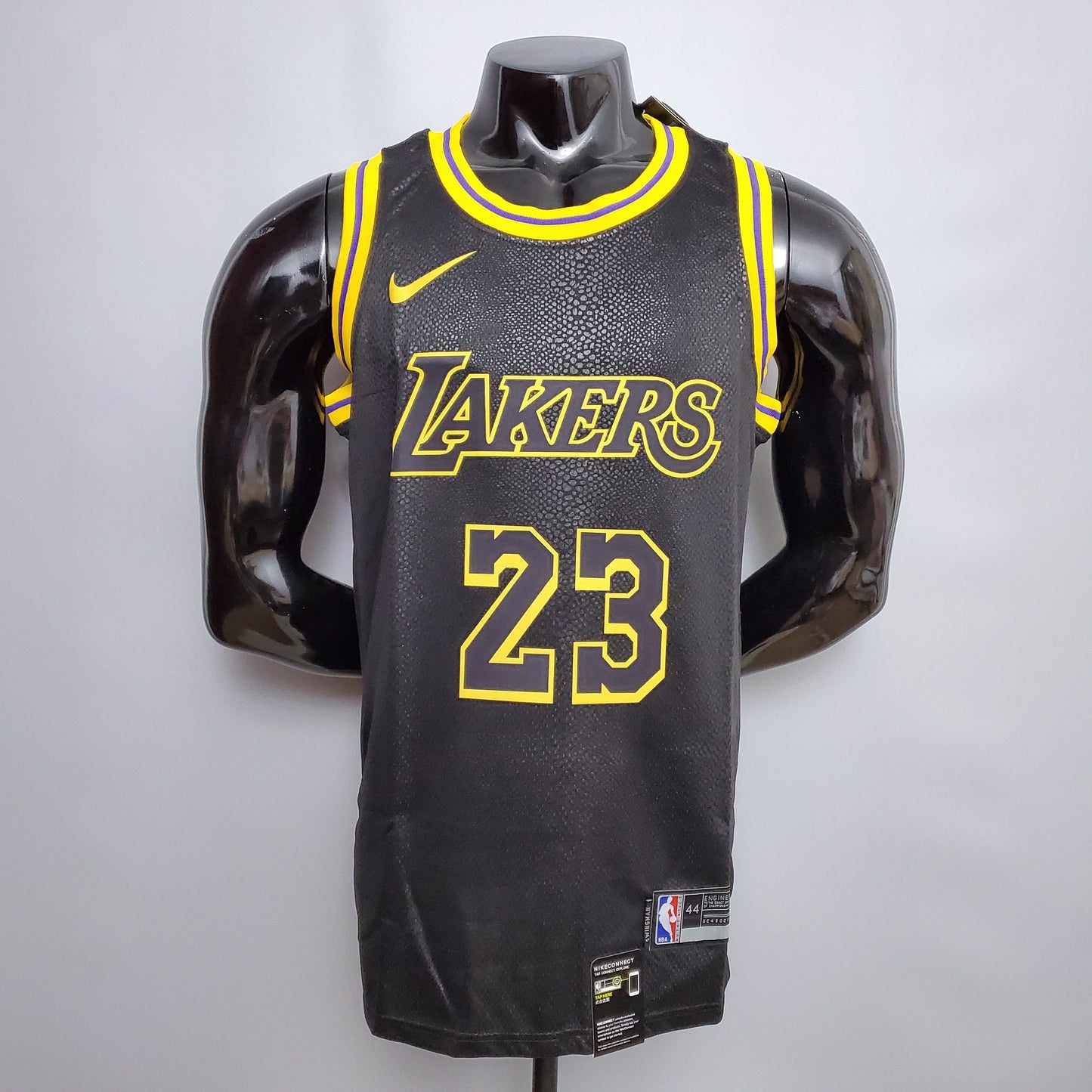 Camiseta LA Lakers Negra Edición Black Mamba Versión Fan