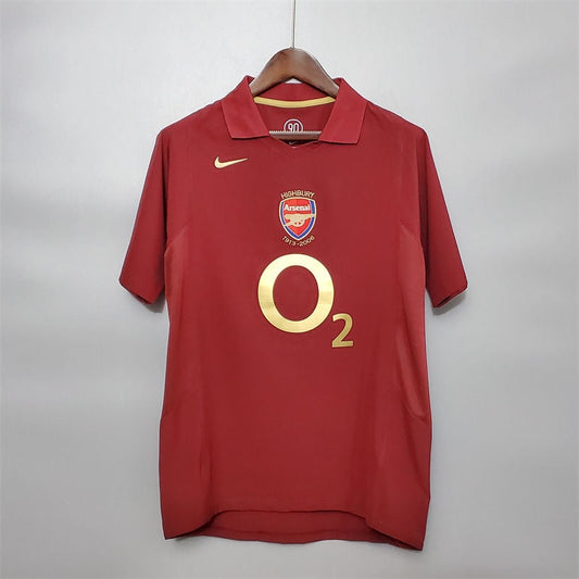 Camiseta Arsenal Retro 2005/06