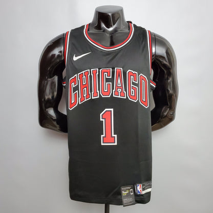 Camiseta Chicago Bulls Nike Negro NBA 75 Aniversario