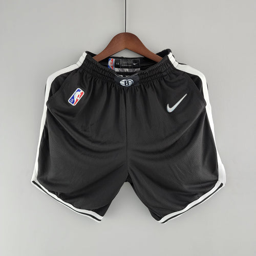 Camiseta NBA 75 Aniversario Brooklyn Nets Shorts Negros