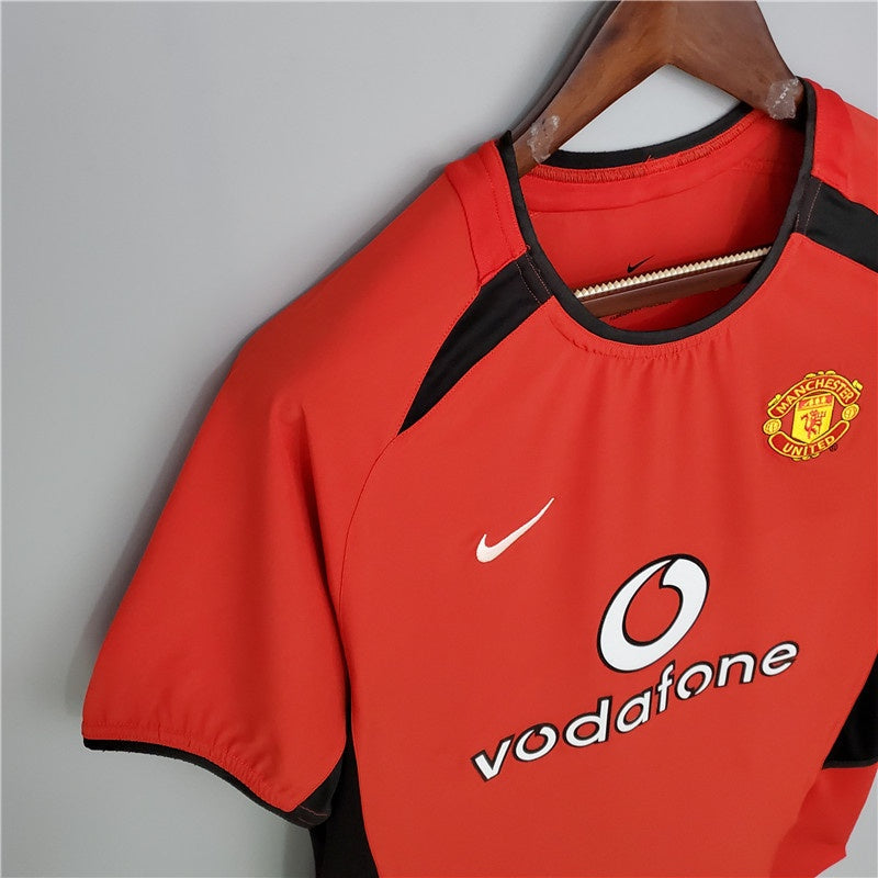 Camiseta Manchester United Local Retro 2002/04