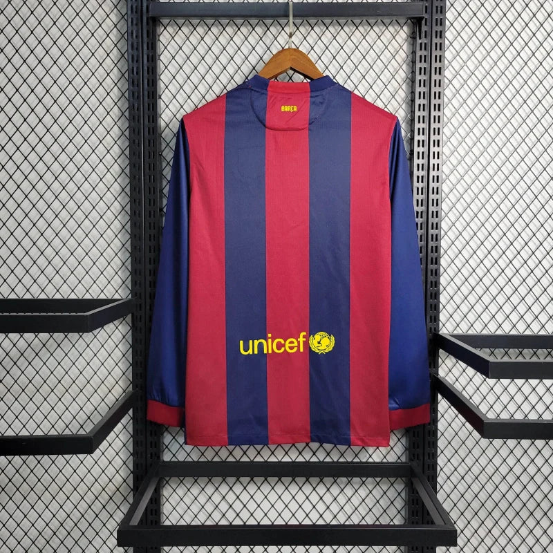 Camiseta FC Barcelona Manga Larga Retro 2014/15