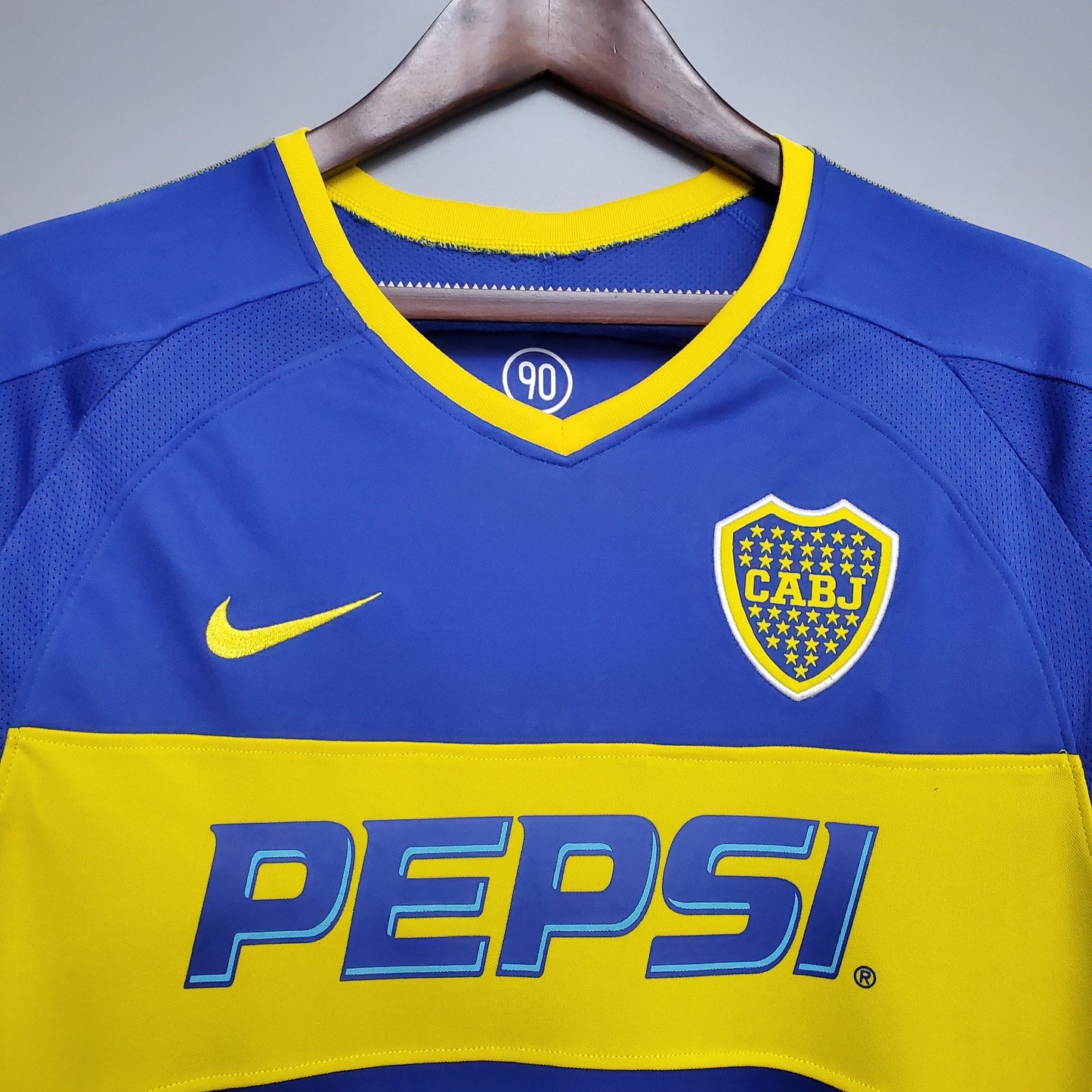 Camiseta Boca Juniors Local Manga Larga Retro 2004