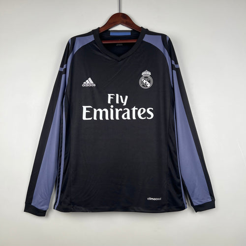 Camiseta Real Madrid Tercera Manga Larga Retro 2016/17