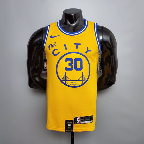 Camiseta Golden State Warriors The City" Amarilla