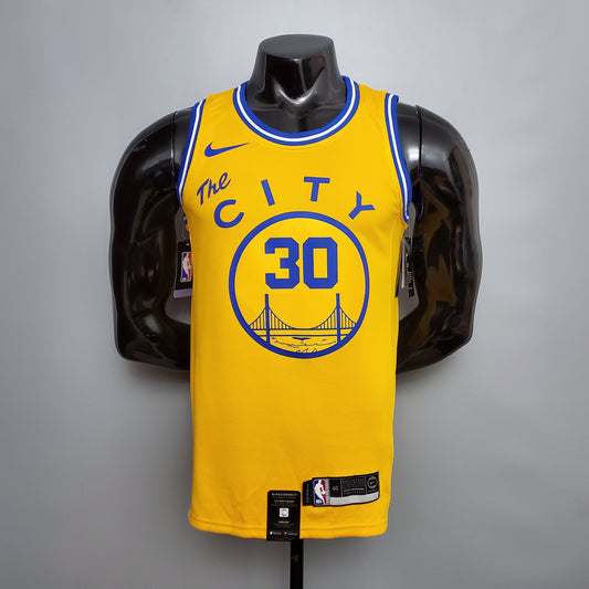 Camiseta Golden State Warriors The City" Amarilla