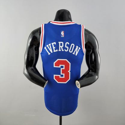 Camiseta Philadelphia 76ers Allen Iverson Azul