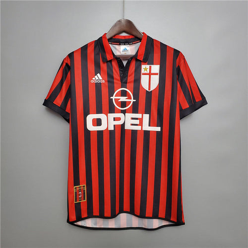 Camiseta AC Milán Local Retro 1999/00