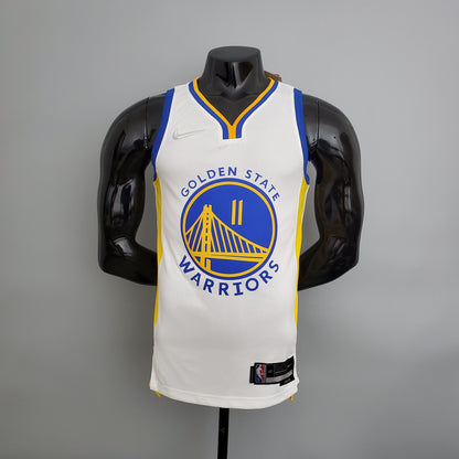 Camiseta Golden State Warriors Clásica Blanca NBA 75 Aniversario