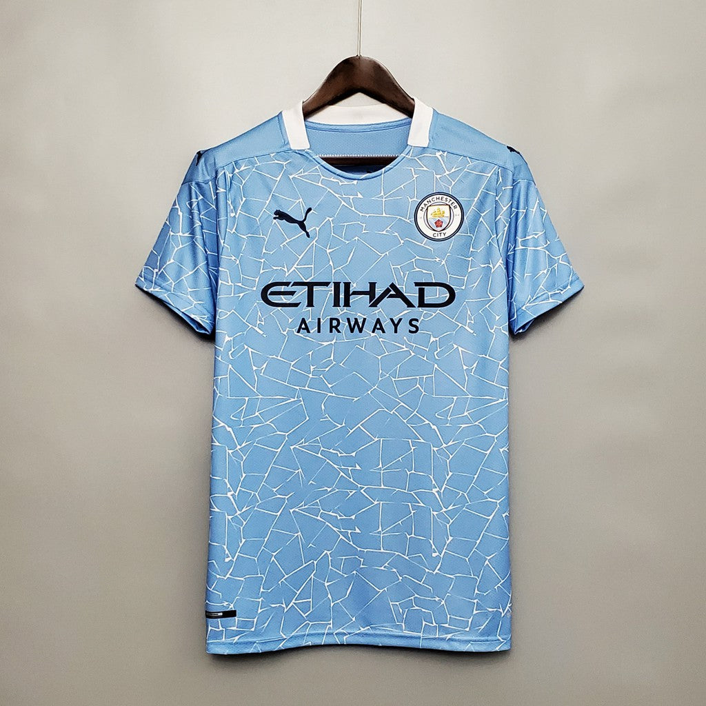 Camiseta Manchester City Local 2020/21 Versión Fan