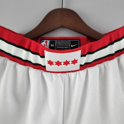 Camiseta Chicago Bulls Shorts Blanco