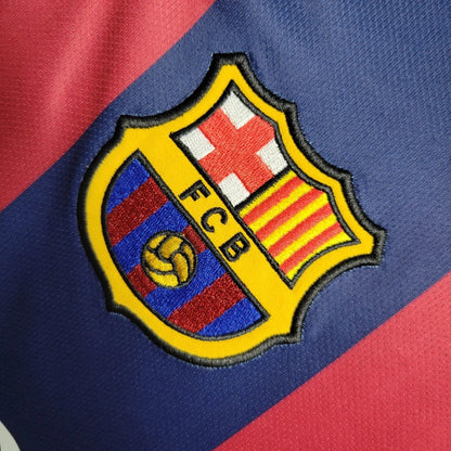 Camiseta FC Barcelona Manga Larga Retro 2014/15