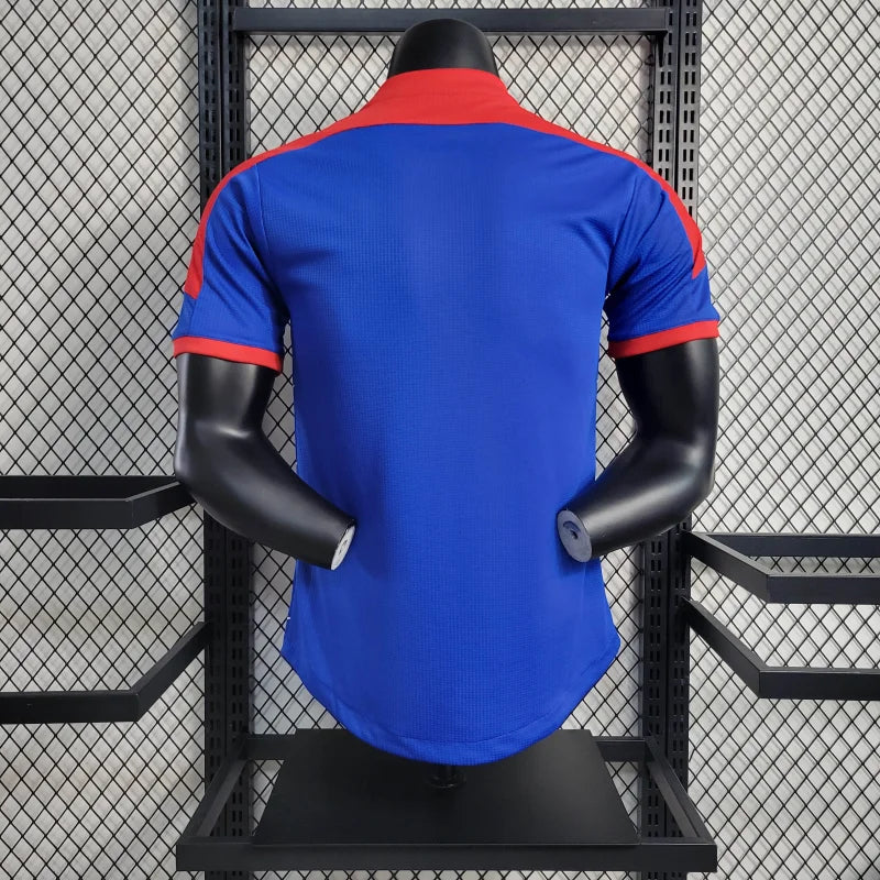 Camiseta Japón "Saint Seiya" Azul Rojo 2024 Versión Jugador