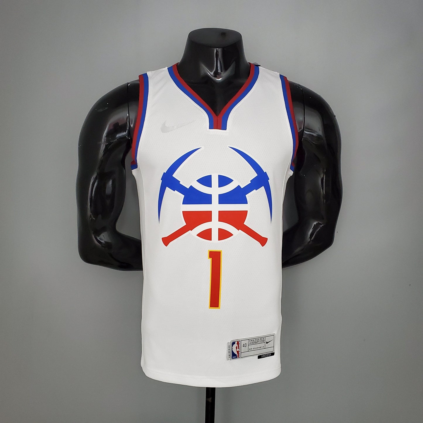 Camiseta Denver Nuggets "Bonus Edition" Blanca