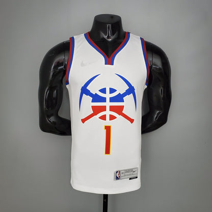 Camiseta Denver Nuggets "Bonus Edition" Blanca