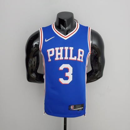 Camiseta NBA 75 Aniversario Philadelphia 76ers Azul