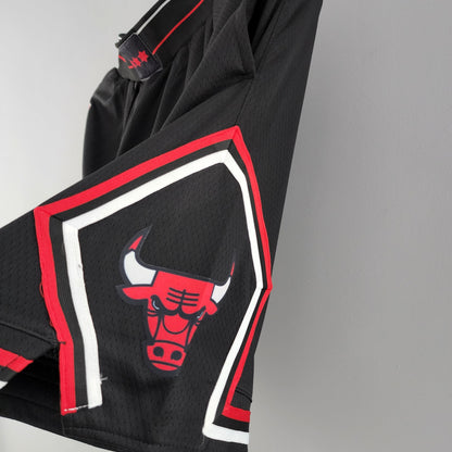 Camiseta Chicago Bulls Shorts Negro