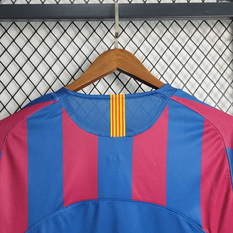 Camiseta FC Barcelona Local Manga Larga Retro 2005/06