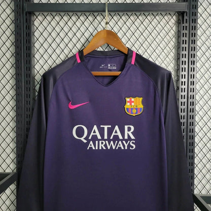 Camiseta FC Barcelona Retro Visita Manga Larga 2016/17
