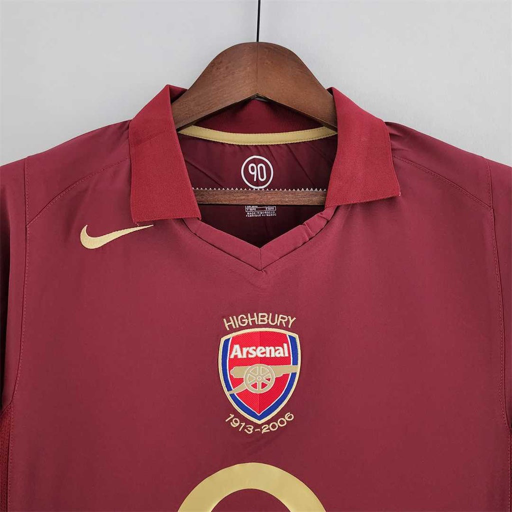 Arsenal Retro Manga Larga 2005/06