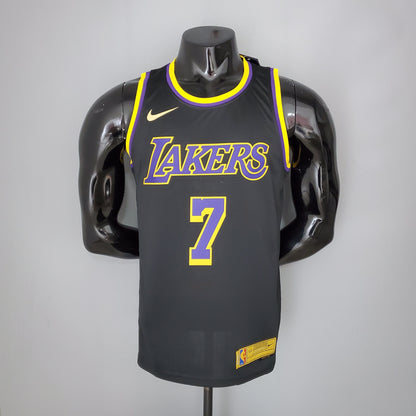 Camiseta LA Lakers Negra 2021 Versión Fan