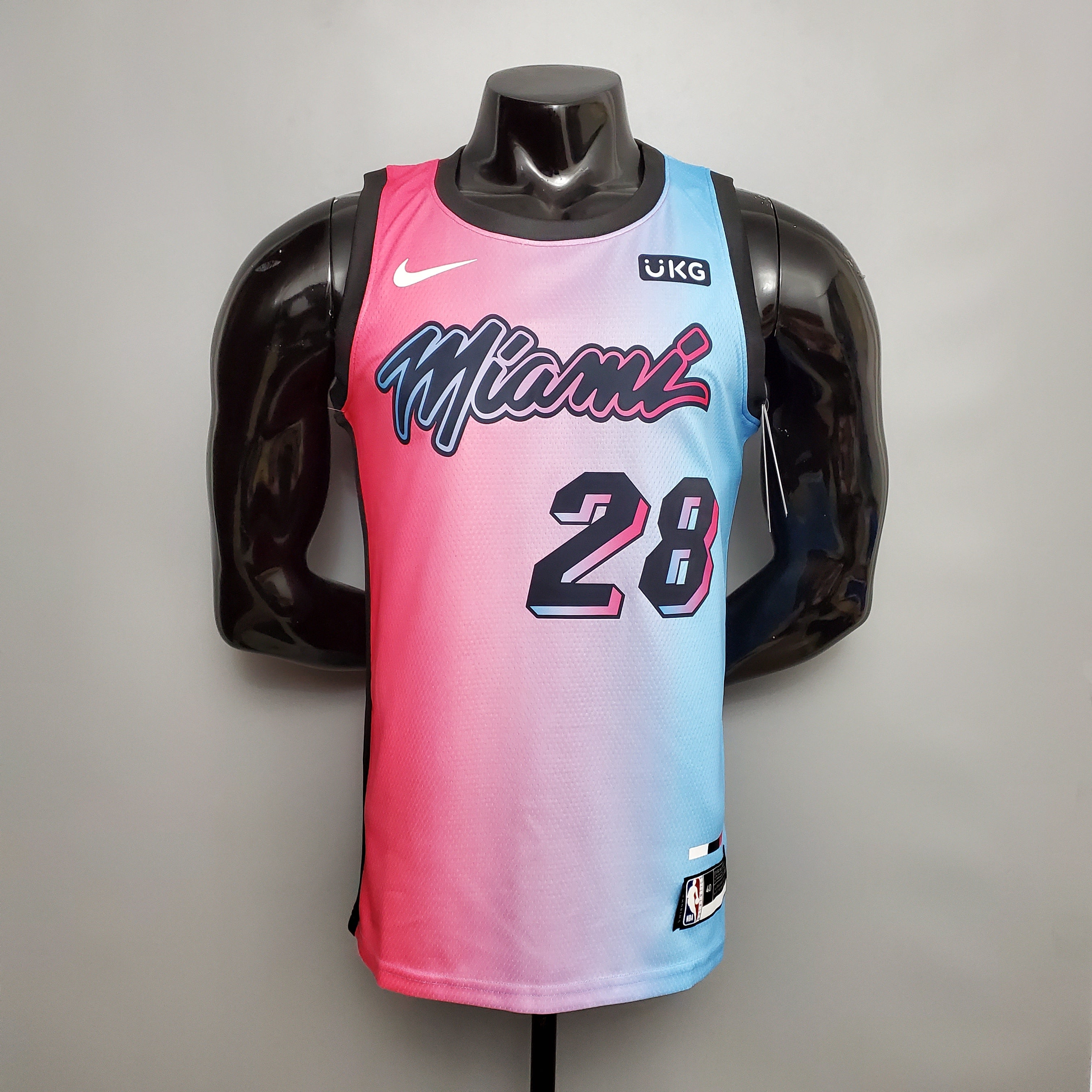 Miami Heat "City Edition" Degradado Celeste Rosa