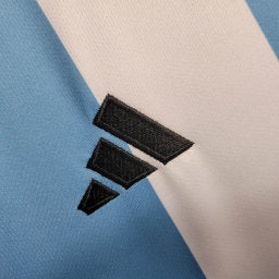Camiseta Argentina Local 3 Estrellas Manga Larga 2023 Versión Fan