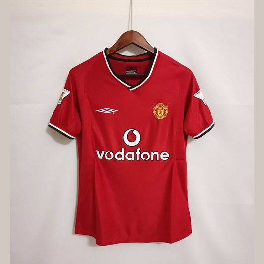 Camiseta Manchester United Local Retro 2000/02