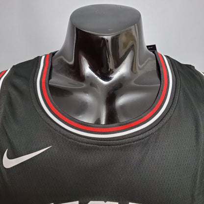Camiseta Chicago Bulls Nike Negro NBA 75 Aniversario