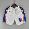 Philadelphia 76ers NBA Shorts Blancos