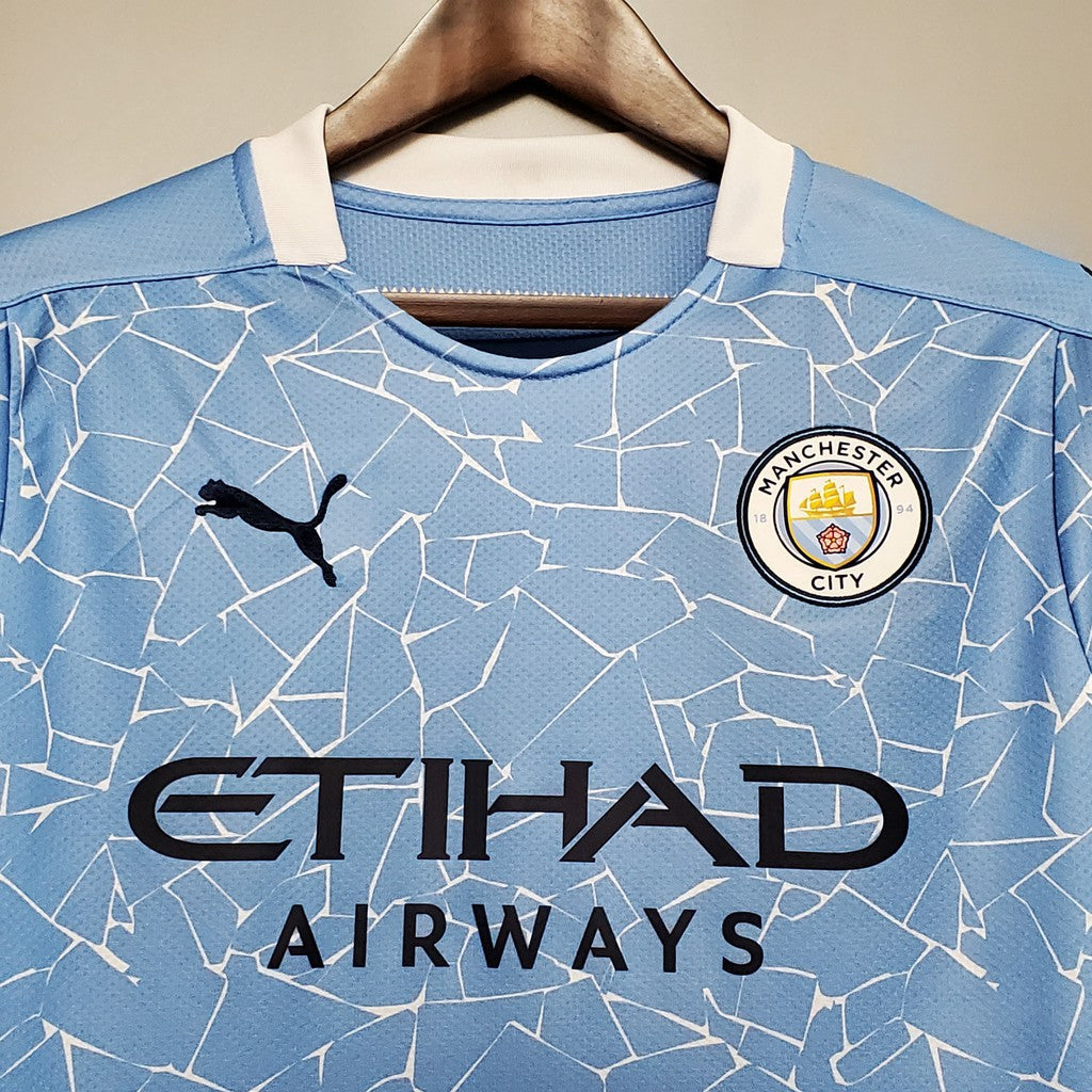 Camiseta Manchester City Local 2020/21 Versión Fan