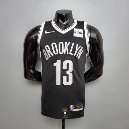 Camiseta Brooklyn Nets Clásica Negra