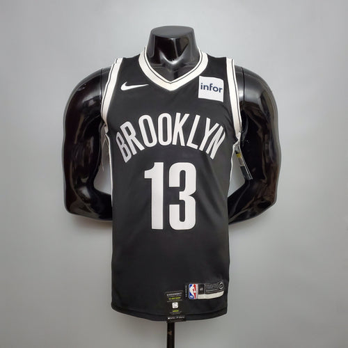 Camiseta Brooklyn Nets Clásica Negra