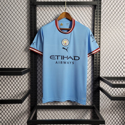 Camiseta Manchester City Local 2022/23 Versión Fan